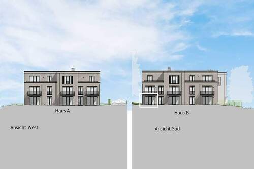 Terrassenansicht Süd - 