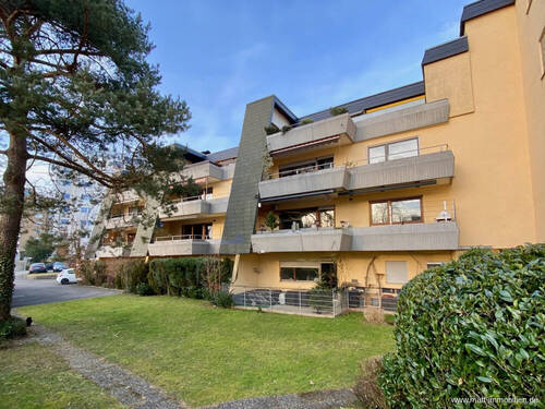 Gartenseite - Schöne Erdgeschoss-Wohnung mit großer Terrasse und guter Raumaufteilung in Stockach