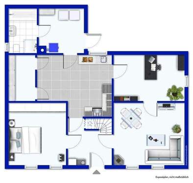 Einrichtungsbeispiel EG - 