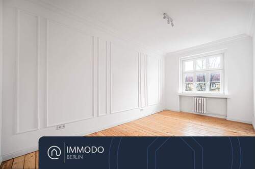 Schlafzimmer - Wohnen in Zehlendorf Mitte - Erstbezug nach Sanierung in eine 3 Zimmer Stuck-Altbau-Whg mit Dielen