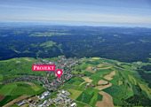 Lage Luftansicht - Etagenwohnung mit 98,30 m² in Bonndorf im Schwarzwald zum Kaufen