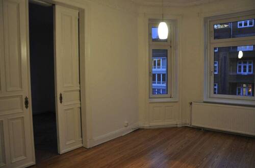 Wohnzimmer - Etagenwohnung mit 76,00 m&sup2; in Hamburg-Nord - Hamburg Hohenfelde zur Miete