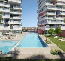 Erleben Sie luxuriöses Wohnen in Calpe: Neubau Appartment - 1 SZ mit Meerblick und Einbauküche