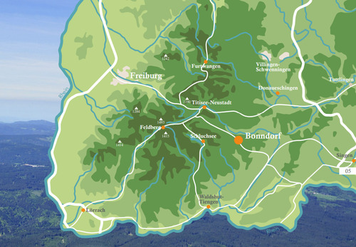 Lage Bonndorf - 2 Zimmer Etagenwohnung zum Kaufen in Bonndorf im Schwarzwald