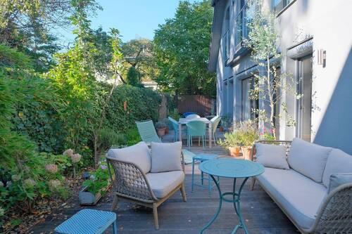 uneinsehbare Terrasse - Home Sweet Home - Ihr gemütliches Einfamilienhaus in Harlaching