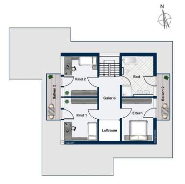 Dachgeschoss - 
