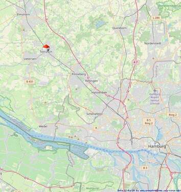 Lage im Hamburger Umland - 