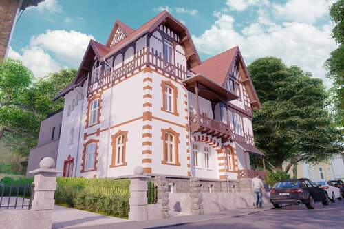 Visualisierung - Projektverkauf: Barrierearmes Wohnhaus - Einzeldenkmal (unsaniert) - inklusive Projektplanung PROVISIONSFREI zu verkaufen