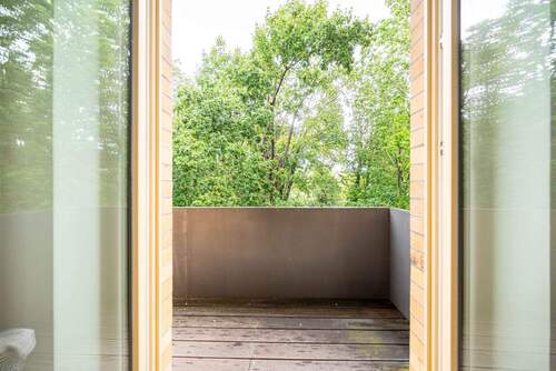 Balkon Blick auf den jüdischen Friedhof - 