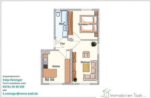 Zwickau, Mittelgrundstr. 60, 1.OG links - 