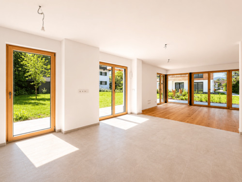 Offene Küche mit Wohnzimmer
- 
