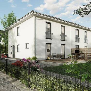 DH Aura 115 - Gartenansicht - 5 Zimmer Doppelhaushälfte in Alperstedt