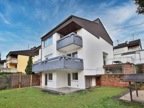 Hausansicht vom Garten - 6 Zimmer Doppelhaushälfte zum Kaufen in Weissach