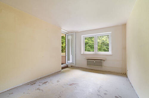 Helles Schlafzimmer mit Balkonaustritt - Etagenwohnung mit 118,00 m² in Hamburg zum Kaufen