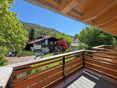 Ost Balkon mit Bergblick zum Wank
- 