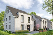 Vorderansicht - Neubau von 4 Einfamilienhäusern