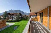 Bergblick auf den Kramer - 2 Zimmer Etagenwohnung in Garmisch-Partenkirchen