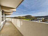 Süd-Balkon mit Fernsicht - 
