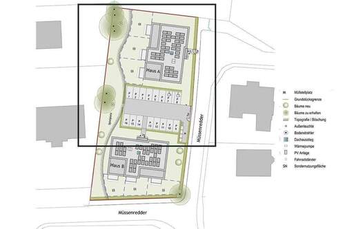 Lageplan Alsterperlen - 