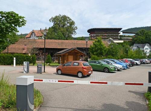 Schranke zum Parkplatz - 
