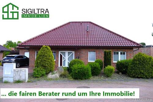 Bild 1 - Wohnglück in Berge - moderner Bungalow mit ebenerdigem Wohnkomfort und zusätzlichem Raumangebot