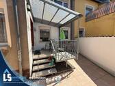 Terrasse auf dem Innenhof - 4 Zimmer Reihenmittelhaus in Wittstock/Dosse