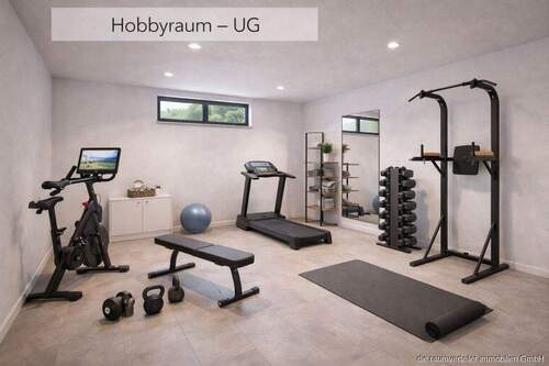 Visualisierung Hobbyraum - 