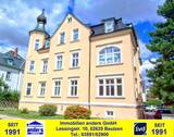 Hausansicht - Moderne 3-Raum-EG-Wohnung mit Balkon und PKW-SP in ruhiger Wohnlage im Villenviertel in Bautzen