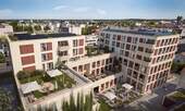 Blick auf die Südseite - Etagenwohnung mit 45,30 m² in Germering zum Kaufen