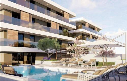 Ansicht - Projektierte Etagenwohnung in unmittelbarer Strandnähe in Ciovo in Kroatien