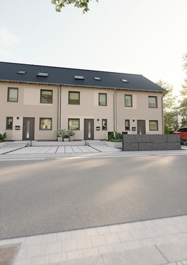 RH Mainz 128 - Straßenansicht - 5 Zimmer Reihenendhaus in Erfurt