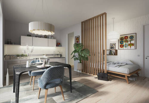 Wohnbeispiel - 1 Zimmer Etagenwohnung zum Kaufen in Frankfurt am Main