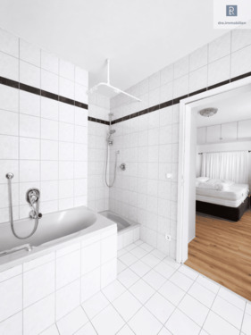 DRE - Badezimmer mit Badewanne und Dusche - 