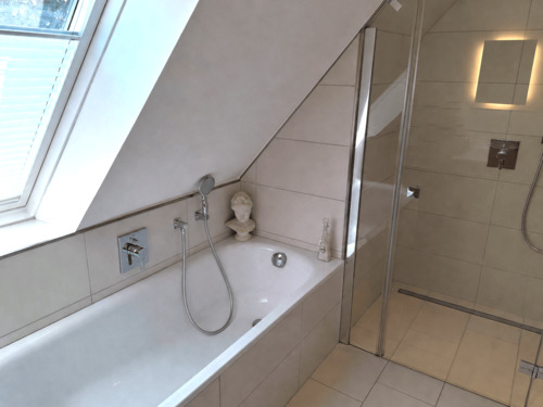 Badezimmer mit großer Dusche - 