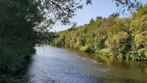 Blick von Brücke auf Lenne - 
