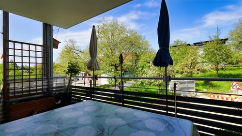Geschützter Süd-West-Balkon - 