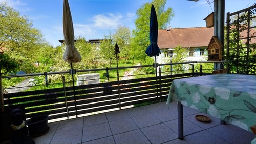Geschützter Süd-West-Balkon - 