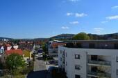 Blick vom Schlafzimmer zur Burg Wolfstein - 