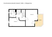 Grundriss - aktueller Zustand 1. OG - 