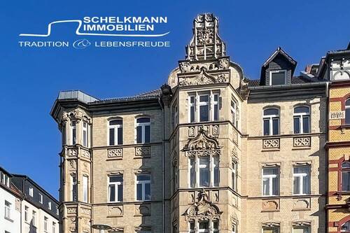 Mietwohnung Erfurt Löbervorstadt_Schelkmann Immobilien - Großzügig geschnittene 3 - Raumwohnung mit großer Wohnküche in der Löbervorstadt Musikviertel
