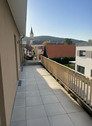 Dachterrasse mit Kirchenblick - Zentrumsnahe 3,5-Zimmer-Neubauwohnung mit Dachterrasse und Markenküche