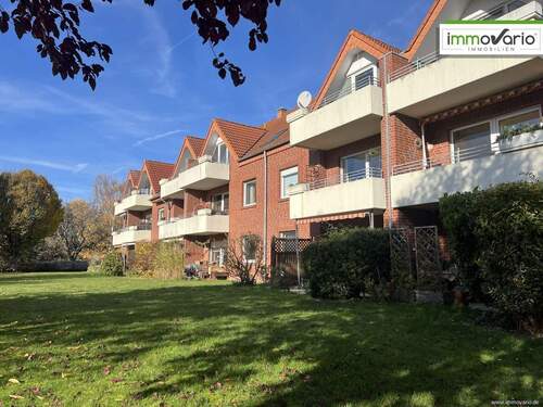 Ansicht Rückseite - Charmante 3-Raum-Eigentumswohnung mit Terrasse und Stellplatz in Magdeburg Lemsdorf zu verkaufen!