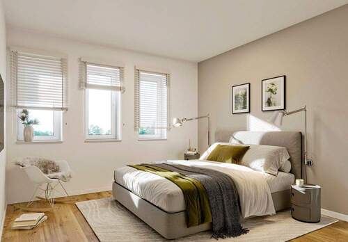 Monshof Visu Schlafen - Etagenwohnung mit 93,40 m&sup2; in Lüneburg zum Kaufen