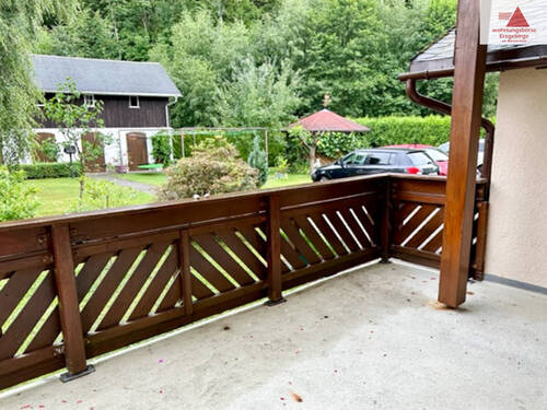 Terrasse - 4 Zimmer Etagenwohnung zur Miete in Drebach OT Spinnerei