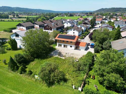 Luftaufnahme - EFH- oder DHH- Baugrundstück in Mangfallnähe zum Verkauf!