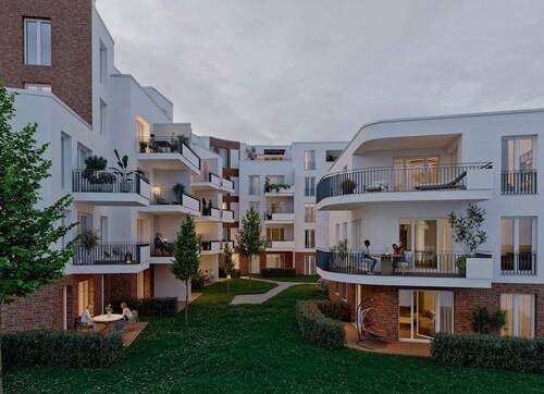 Monshof Abendstimmung - Etagenwohnung mit 69,00 m&sup2; in Lüneburg zum Kaufen