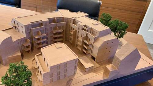 Modell-Ansicht Hofseite - 