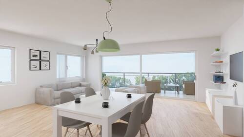 Wohnen/Essen - Stilvolle 4-Zimmer-Wohnung (109 m²) mit Master-Schlafzimmer inklusive Ensuite-Bad in Stuttgart-Degerloch – Hochparterre 