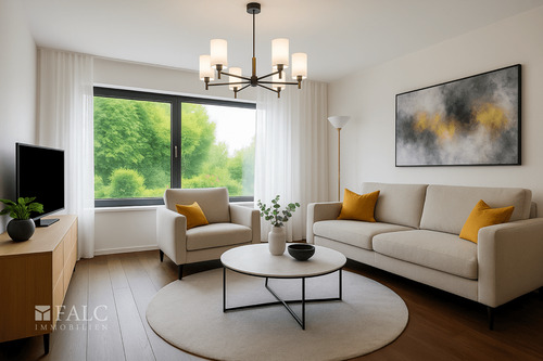 Wohnzimmer Virtuell KI - 