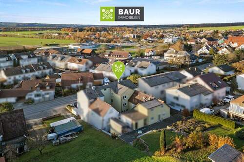 Vogelperspektive - Etagenwohnung mit 60,00 m² in Baindt zum Kaufen